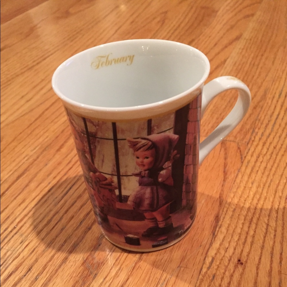 Hummel ‘February’ Glass Cup